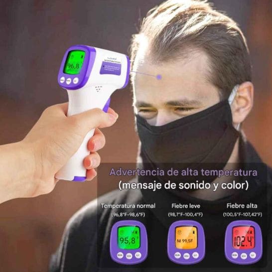 Termómetro Digital Infrarrojo 🌡️ Resultado rápido y preciso