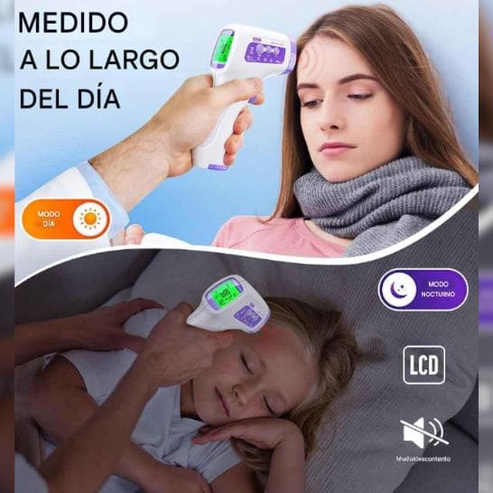 Termómetro Digital Infrarrojo 🌡️ Resultado rápido y preciso
