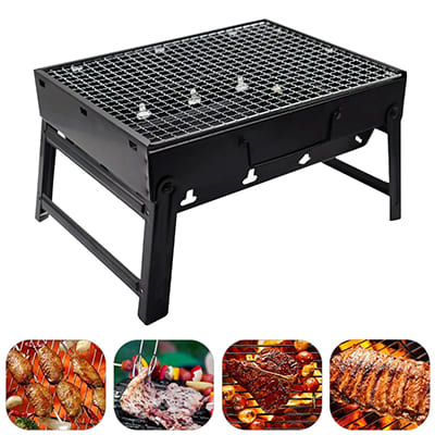 Parrilla Plegable de Carbón Portátil