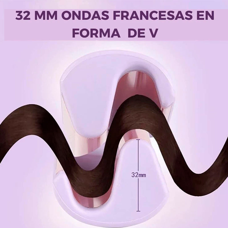 Rizador de Ondas Francesas  | Ondas Perfectas con Brillo Profesional