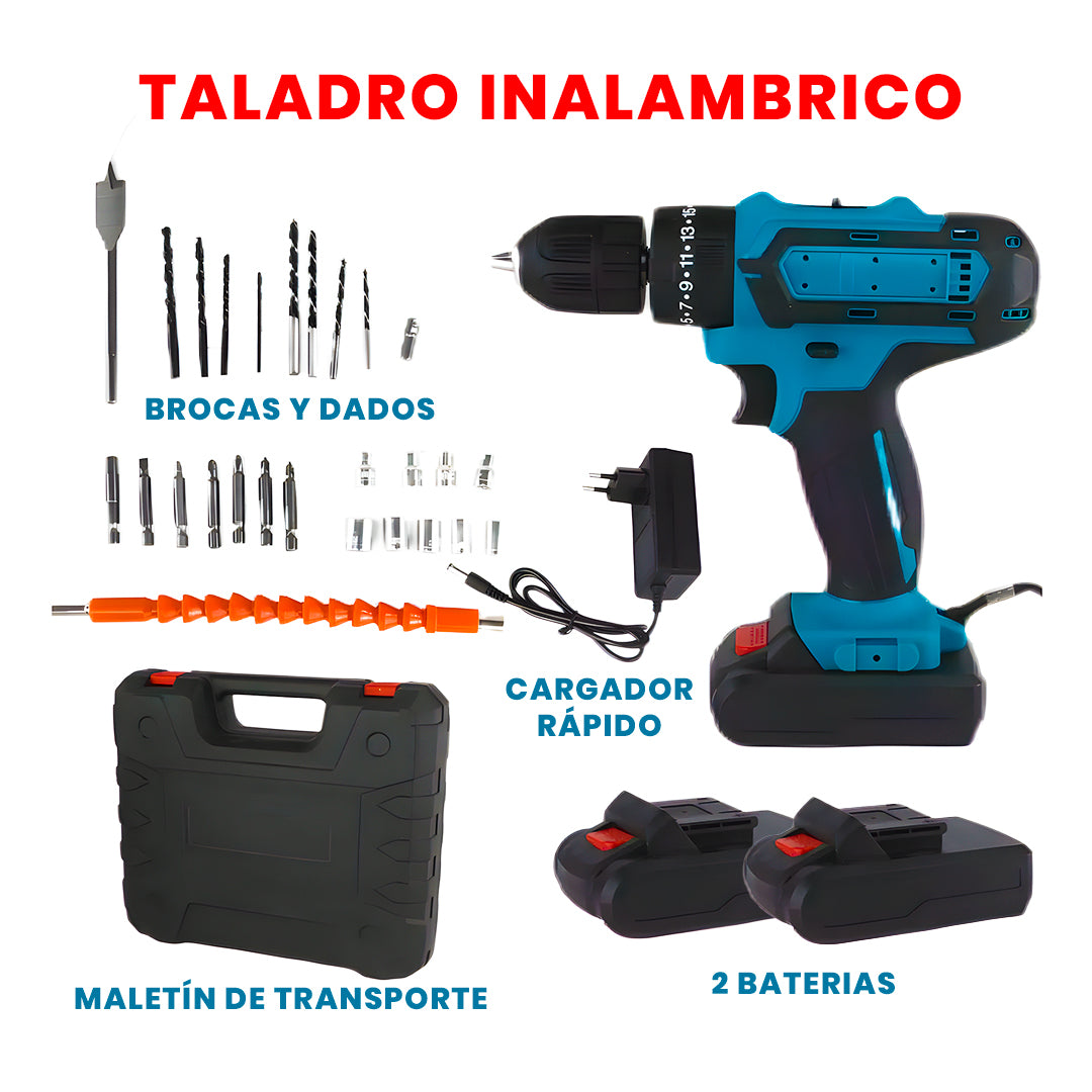 Taladro Inalambrico | 2 Baterias