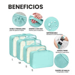 Juego de 7 Organizadores de Viaje – Empaca más, vive mejor🔥