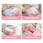 Juego de 7 Organizadores de Viaje – Empaca más, vive mejor🔥