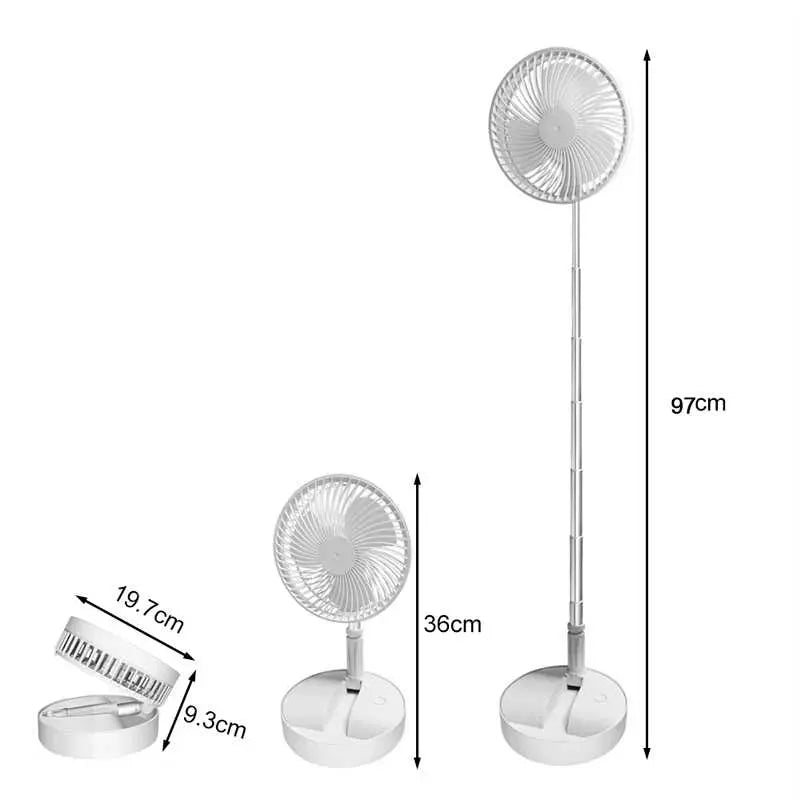 Ventilador Portátil y Ajustable | Llévalo contigo a donde quieras